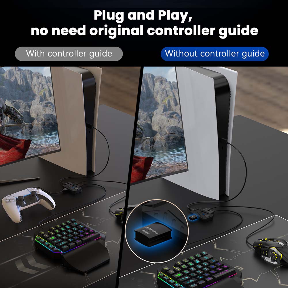 for PS5 Gaming Keyboard Mouse  - Gaming Keyboard Mouse Set avaliação e preço