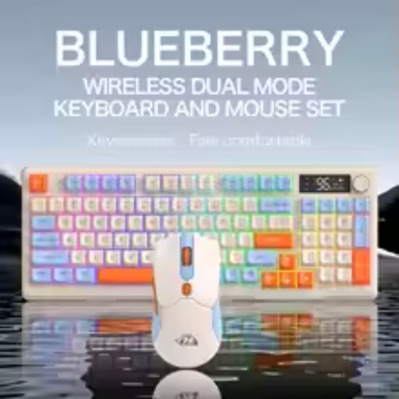 FreeWolf T96 Wireless Bluetoot - Gaming Keyboard Mouse Set avaliação e preço