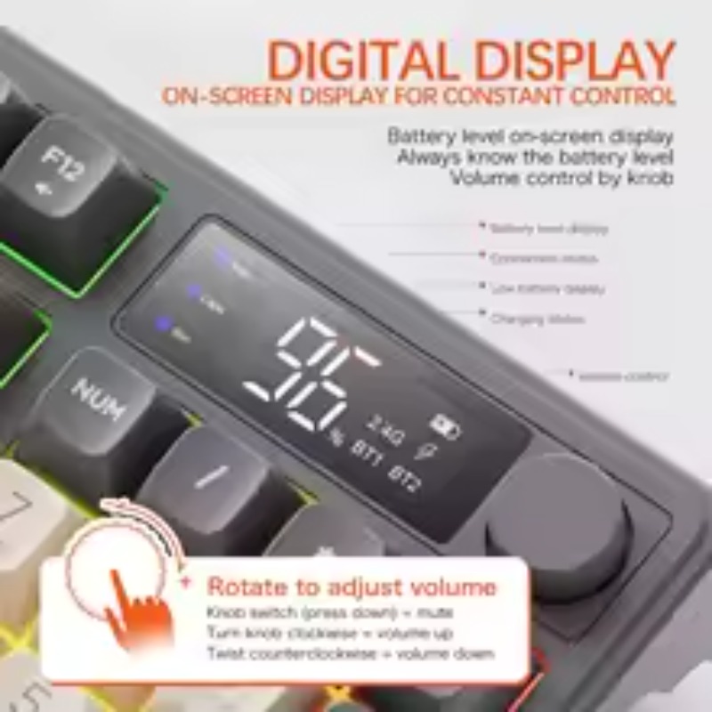 FreeWolf T96 Wireless Bluetoot - Gaming Keyboard Mouse Set avaliação e preço