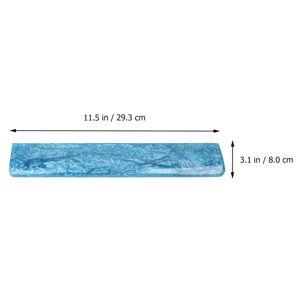 Ergonomic Blue Epoxy Resin Key - Gaming Keyboard Blue avaliação e preço