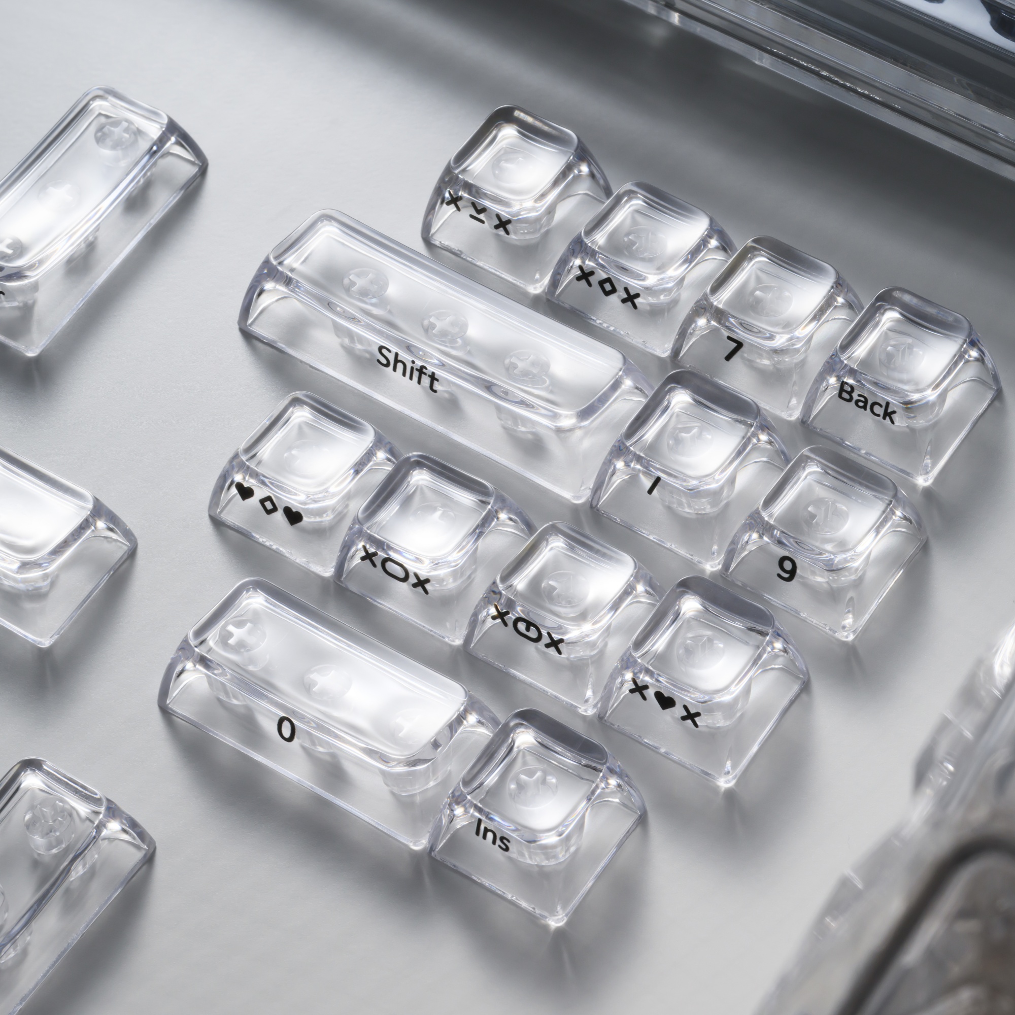 XVX Crystal Transparent SA Pro - Gaming Keyboard No Rgb avaliação e preço