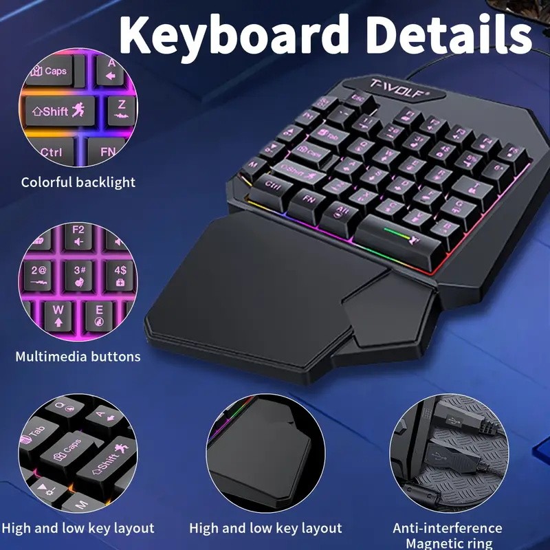 2 in1 Gaming Keyboard and Mous - Gaming Keyboard And Mouse For Xbox avaliação e preço