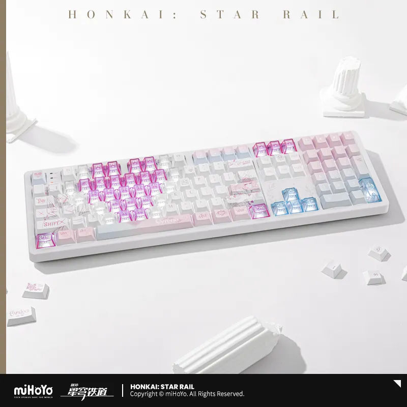 [Genuine] miHoYo Game Honkai S - Gaming Keyboard Bluetooth avaliação e preço