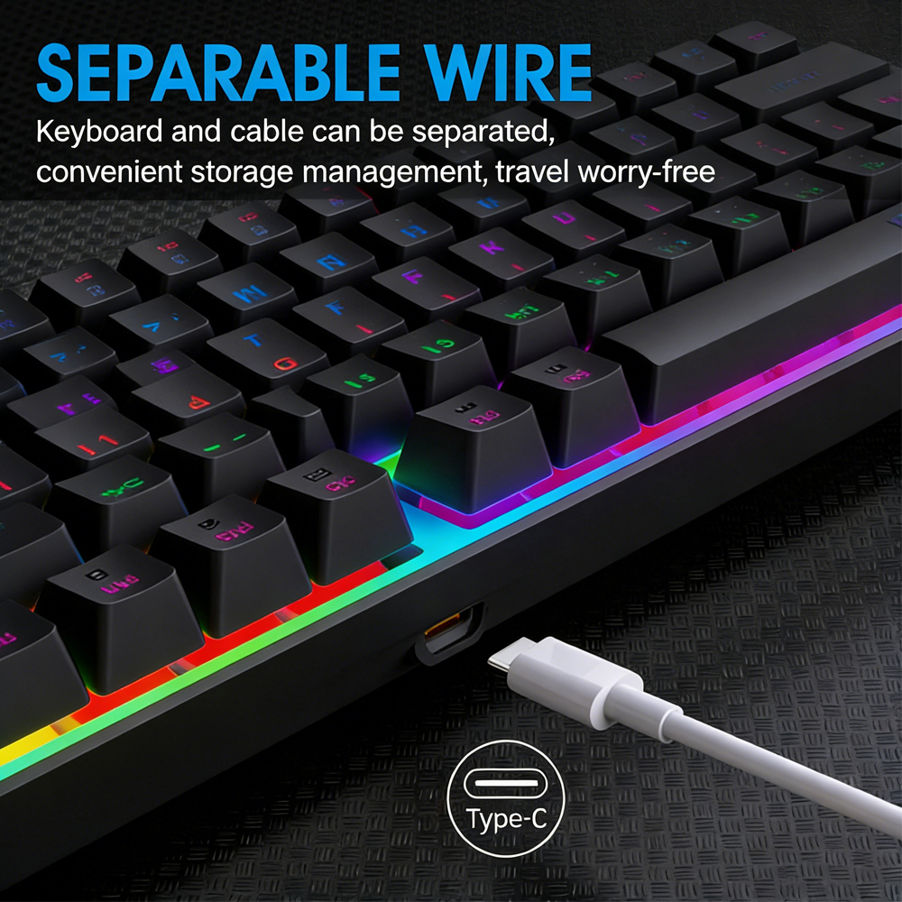KEBIDUMEI RGB Mechanical Keybo - Gaming Keyboard Budget avaliação e preço