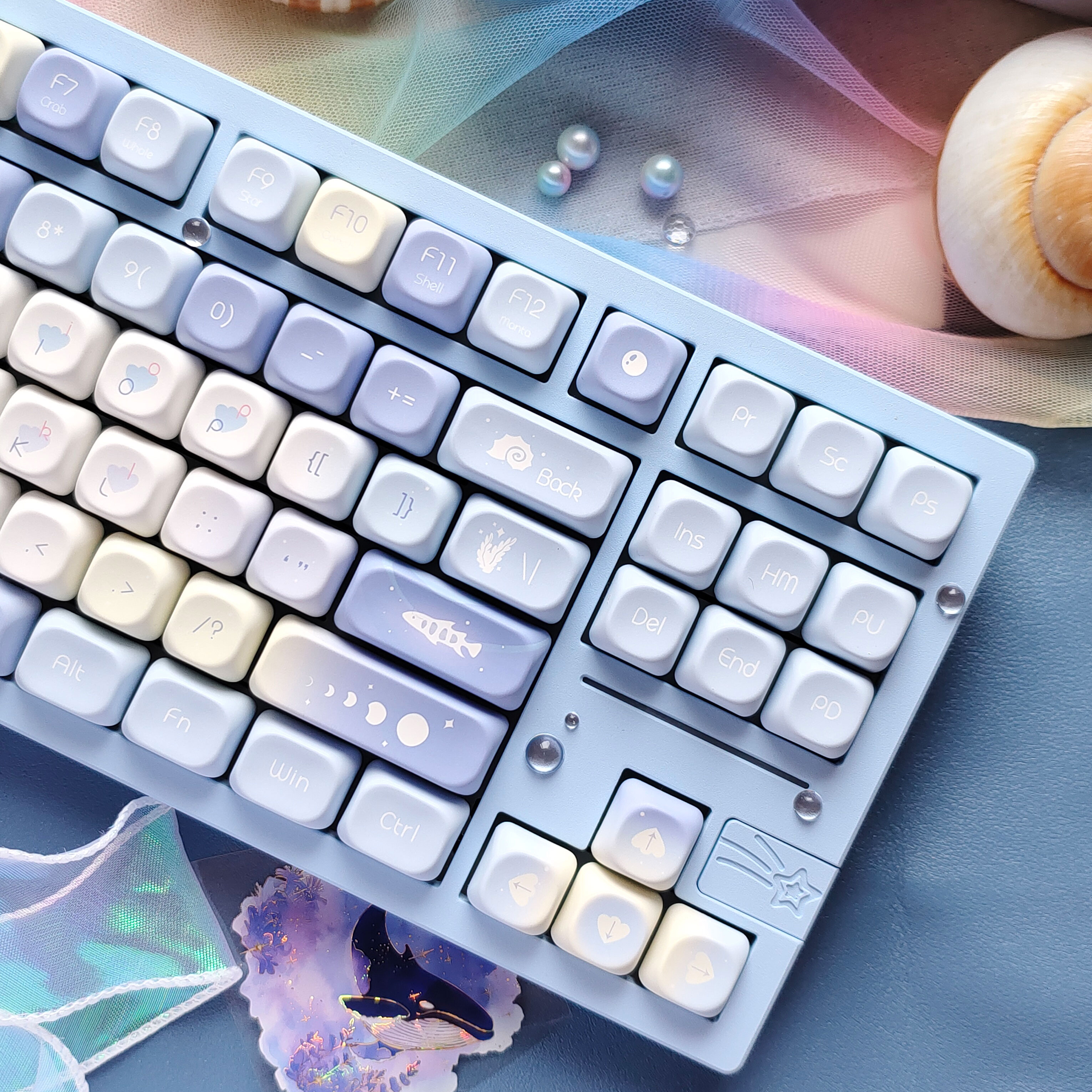 Five Sided Dye Sublimation Key - Gaming Keyboard Blue avaliação e preço