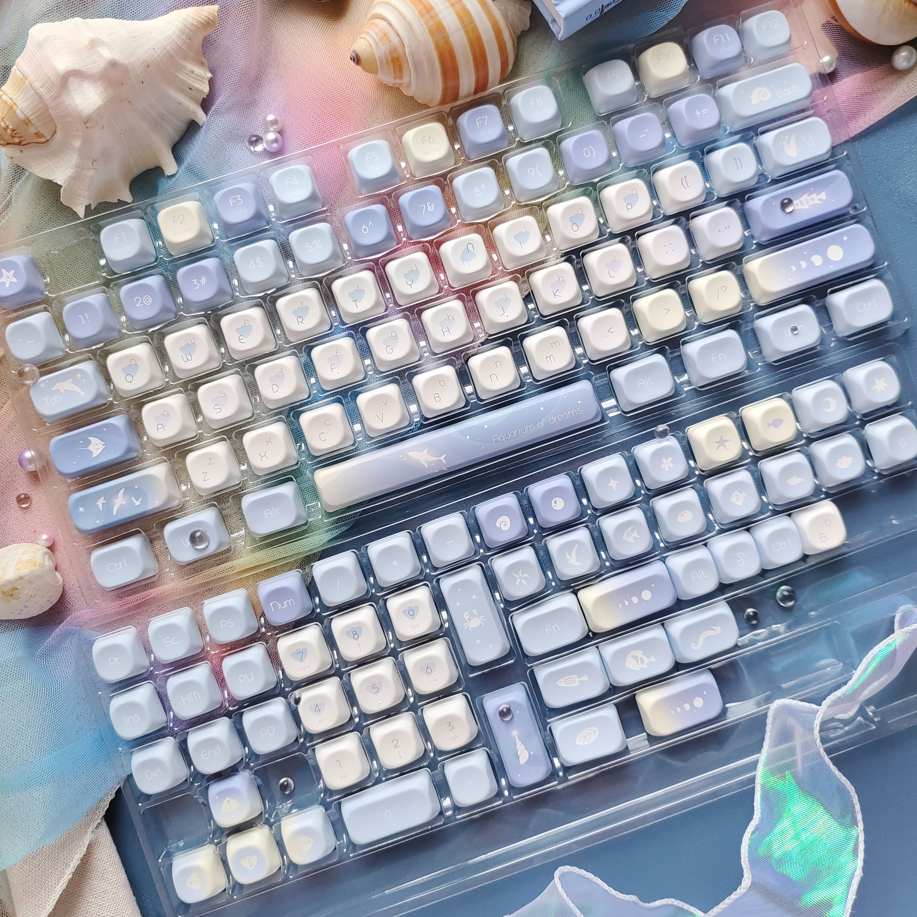 Five Sided Dye Sublimation Key - Gaming Keyboard Blue avaliação e preço