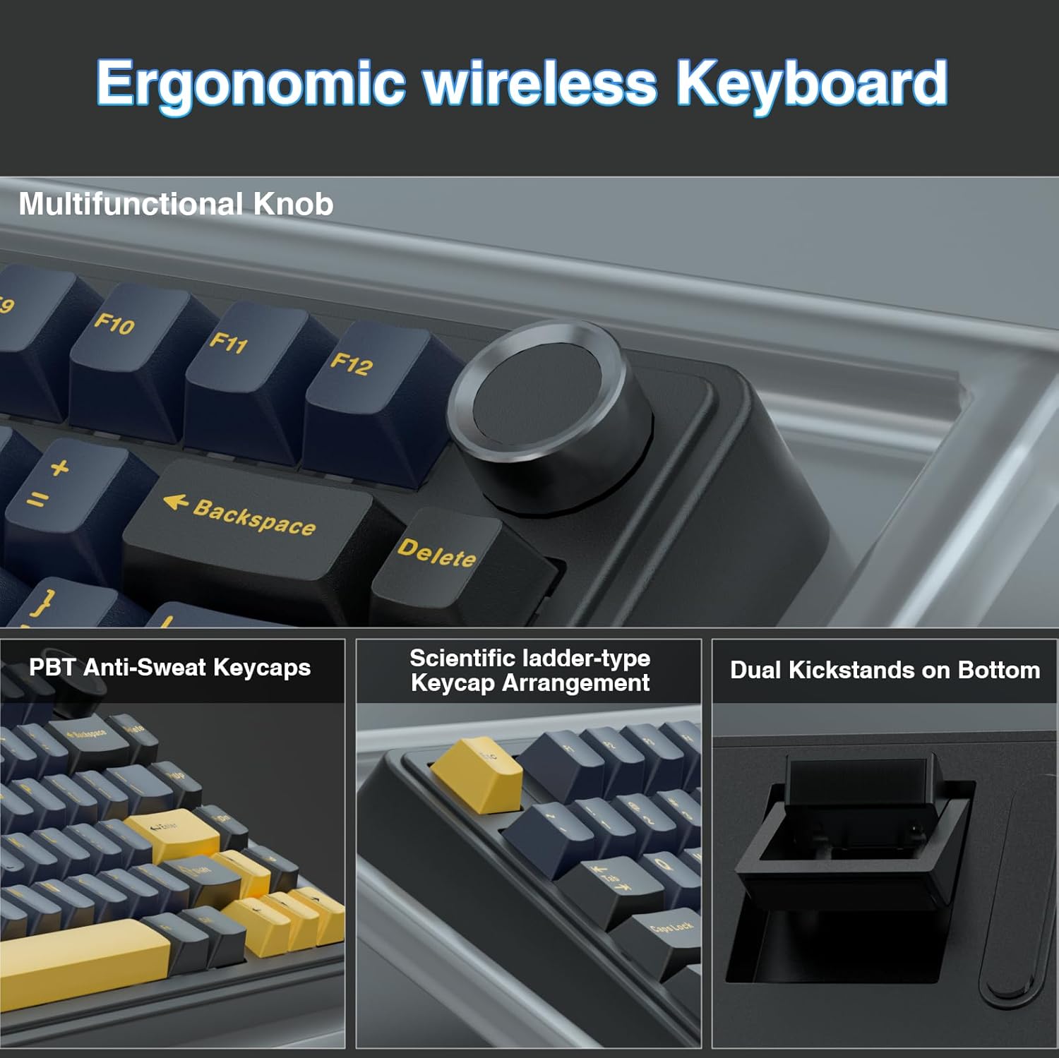 Aula F75 Mechanical Keyboard,  - Gaming Keyboard Number Pad avaliação e preço