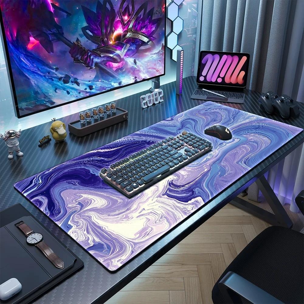 Creative Blue-Purple Fluid Art - Gaming Keyboard Blue avaliação e preço