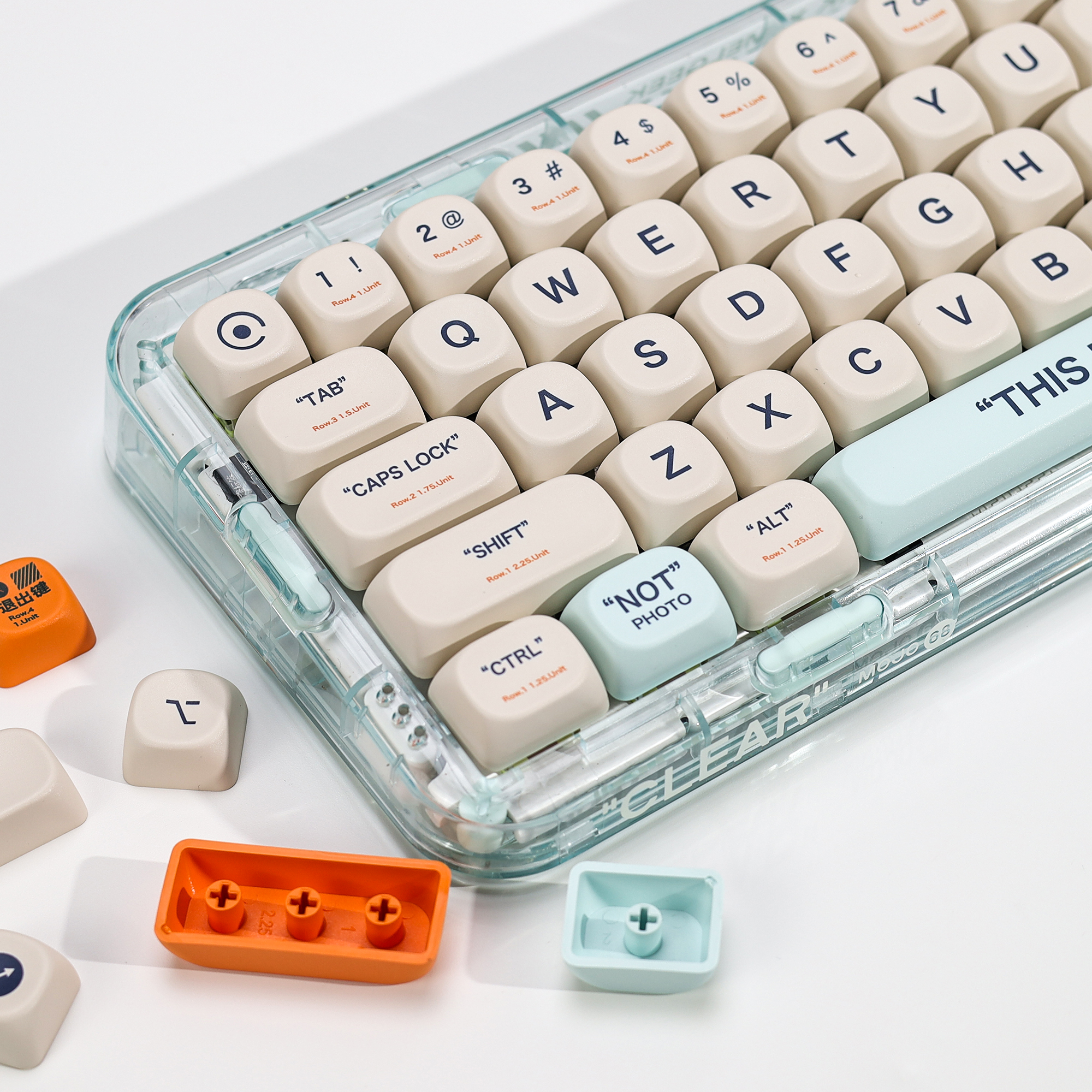 KBDiy KOA Profile Retro Plasti - Gaming Keyboard Number Pad avaliação e preço