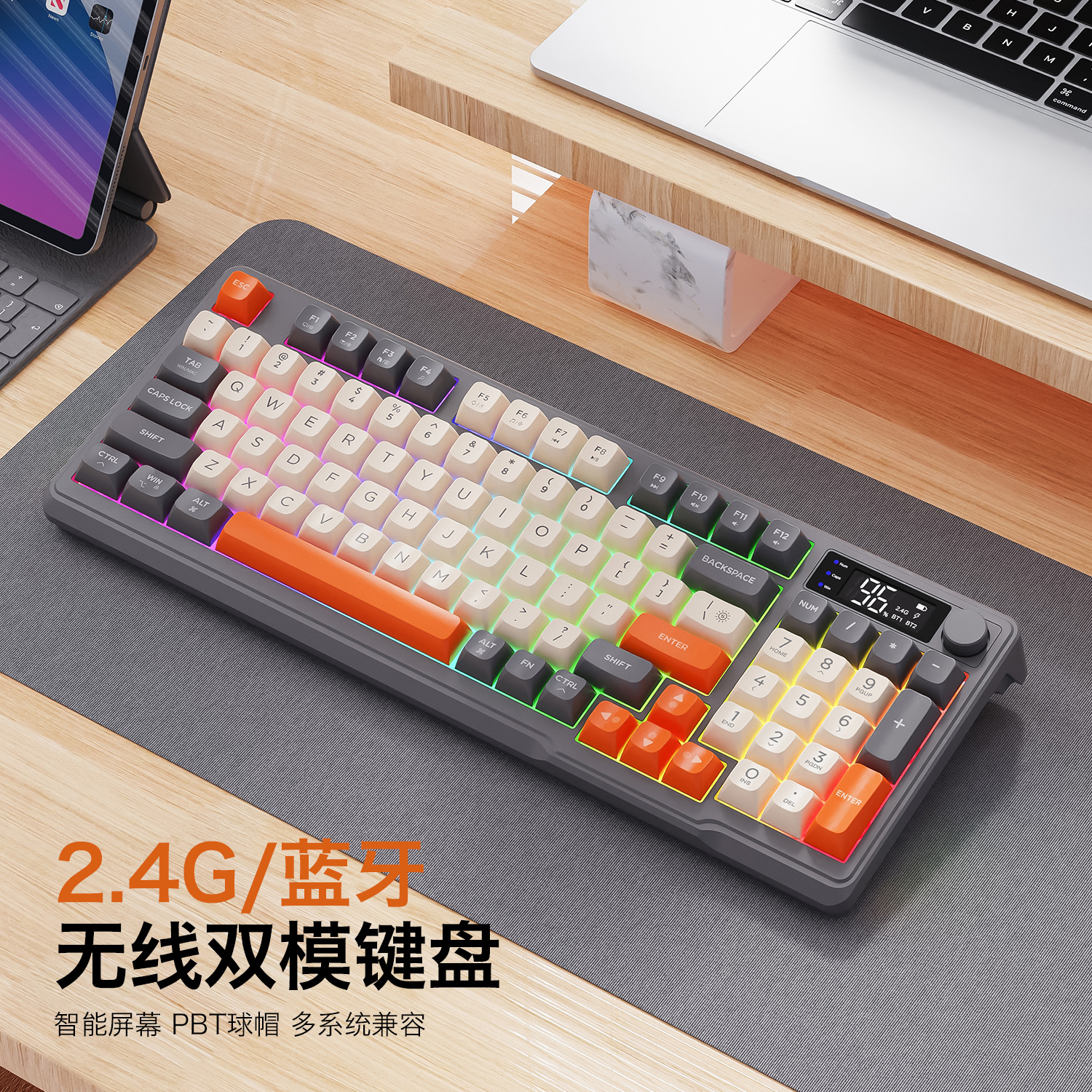 Hot Free Wolf T96 Wireless Dua - Gaming Keyboard Mouse Set avaliação e preço
