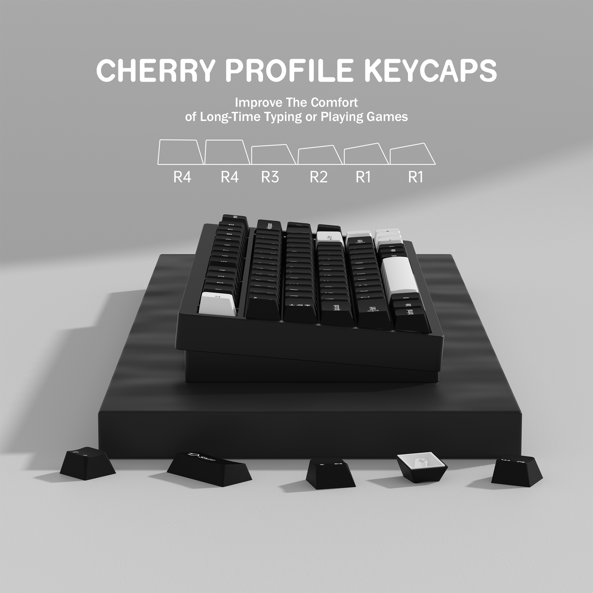KBDiy GMK WOB Keycap Cherry Pr - Gaming Keyboard Number Pad avaliação e preço