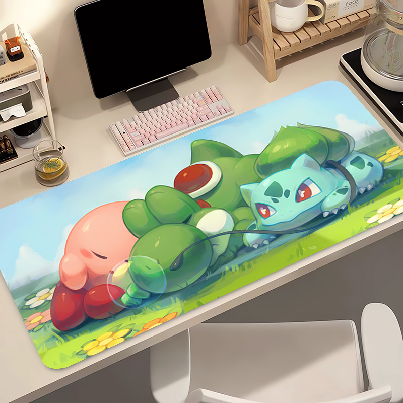 Anime Mouse Pad Pokemon Bulbas - Gaming Keyboard En Mouse avaliação e preço