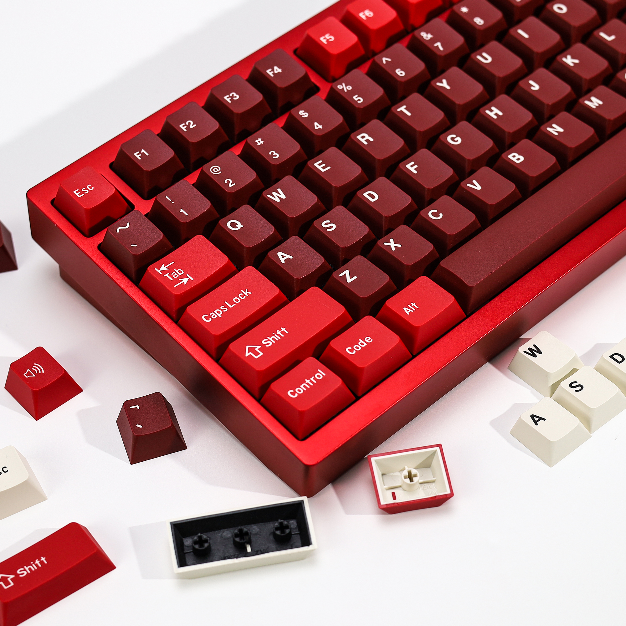 KBDiy GMK Jamon Keycap Red Ret - Gaming Keyboard Number Pad avaliação e preço