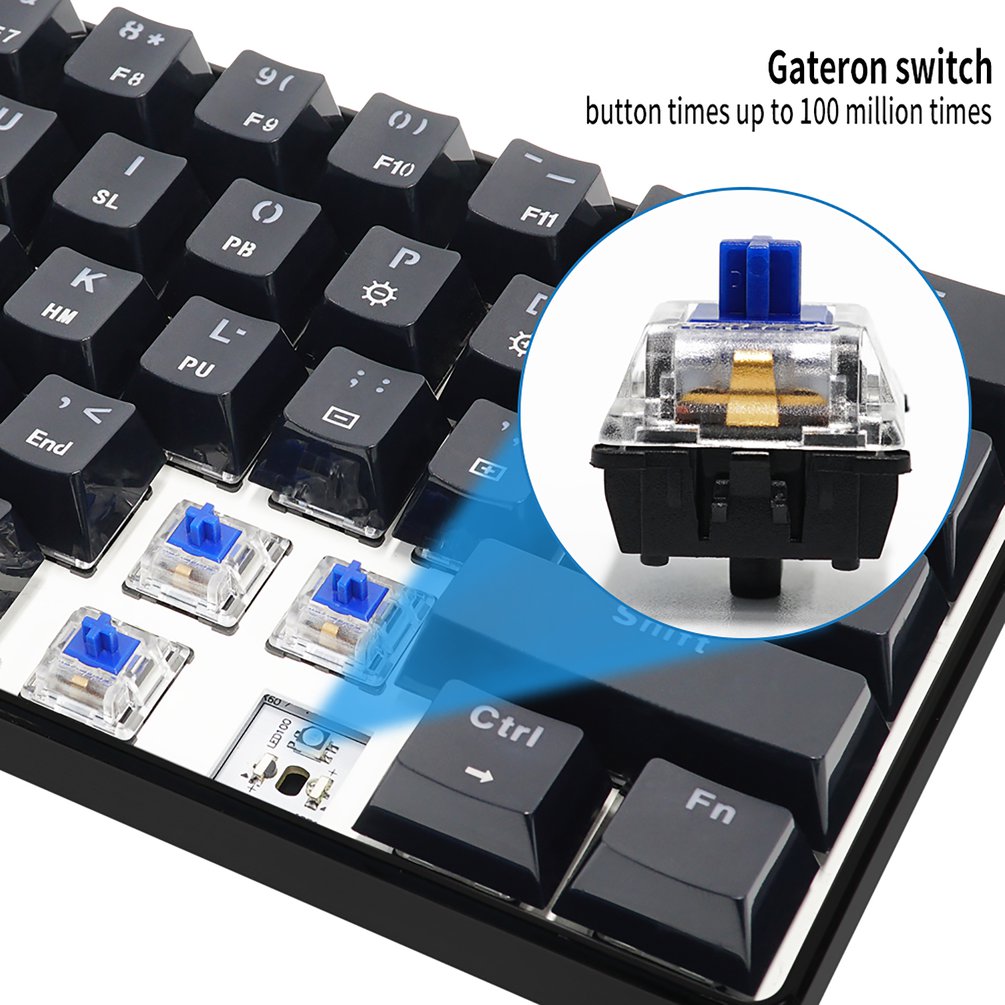 SKYLOONG GK61 Mini Portable 60 - Gaming Keyboard Mobile avaliação e preço