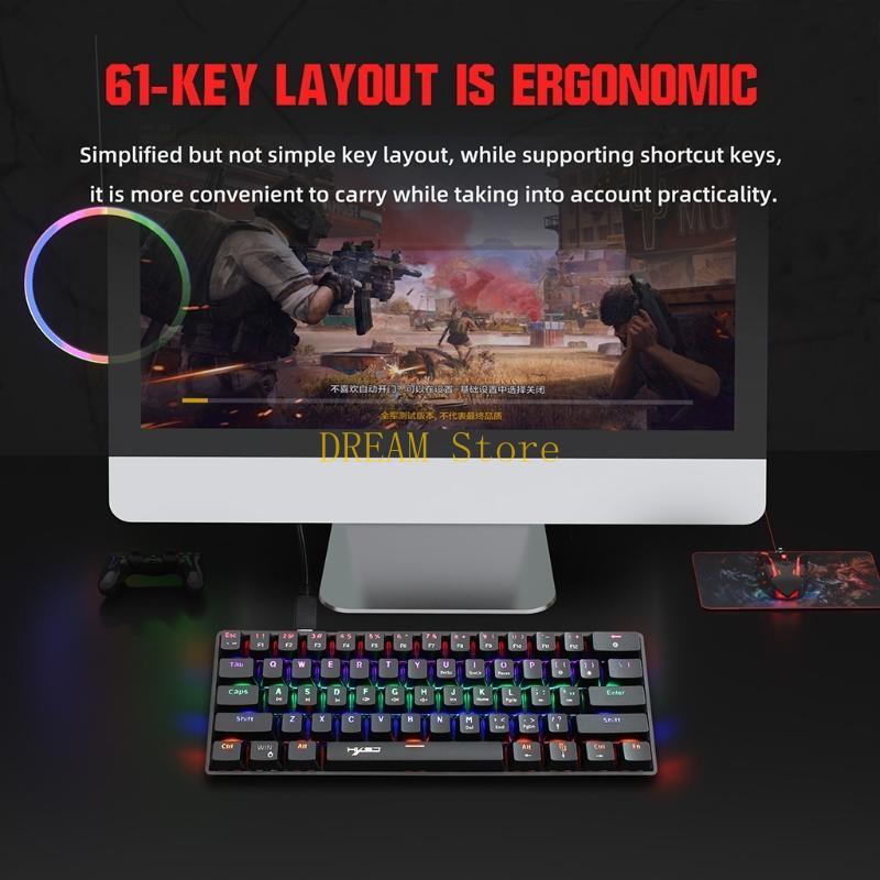 RGB Backlit Ultra-Compact Mini - Gaming Keyboard Best avaliação e preço