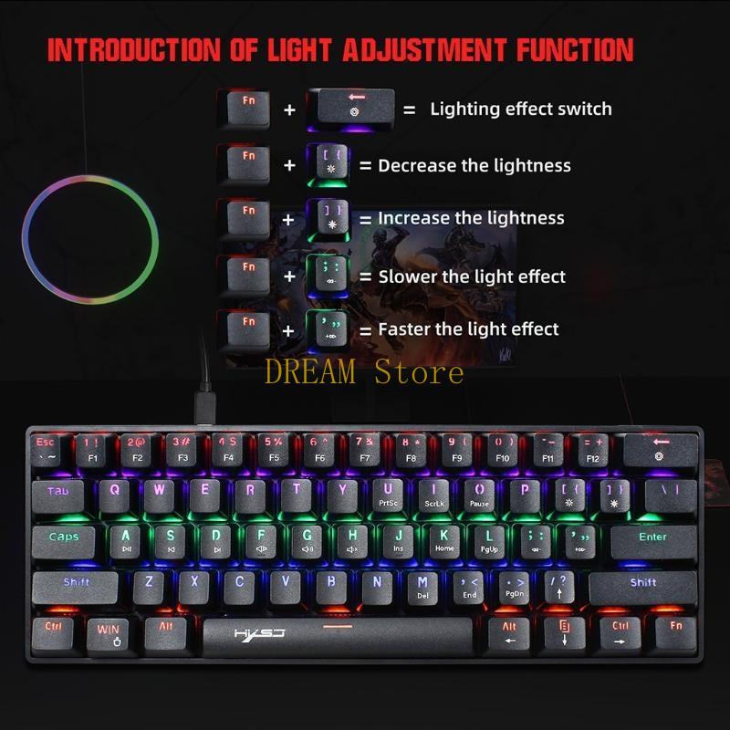 RGB Backlit Ultra-Compact Mini - Gaming Keyboard Best avaliação e preço