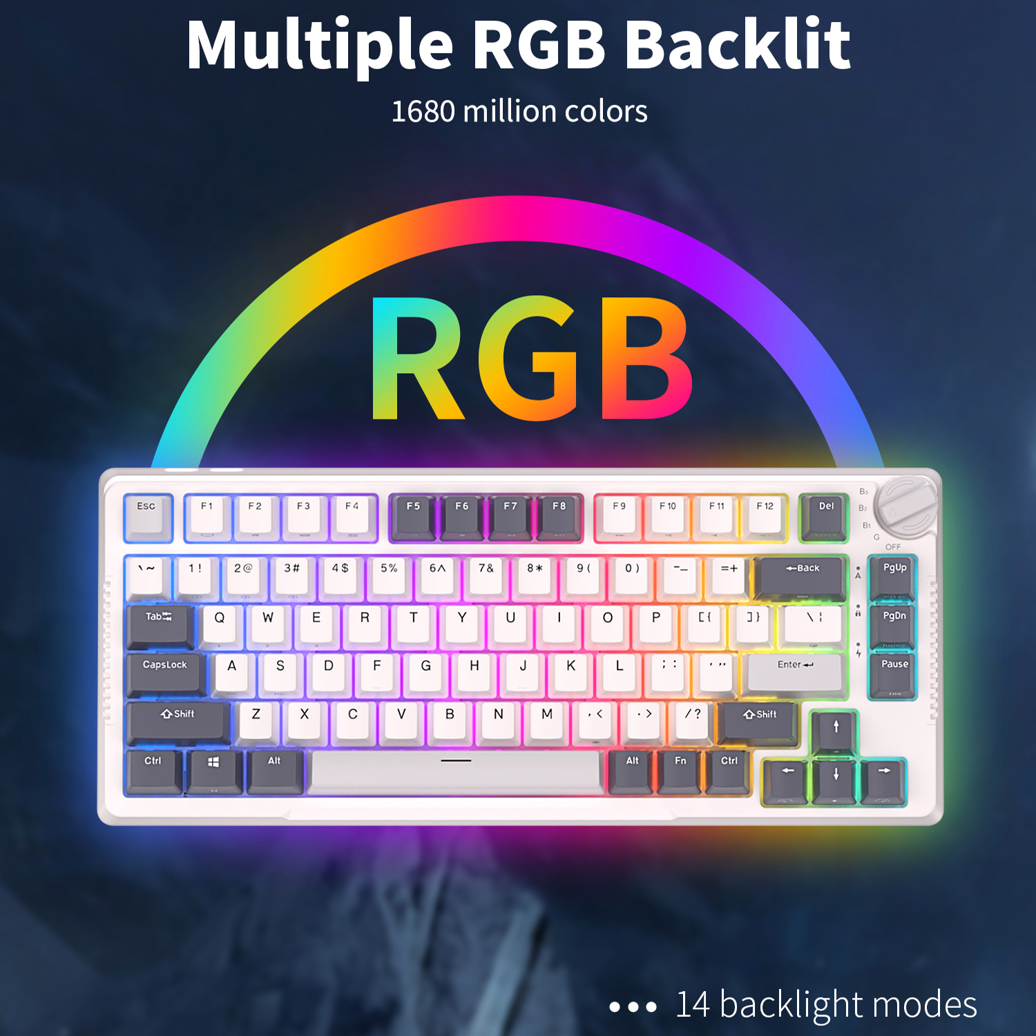 RK H81 Royal Kludge Gasket Str - Gaming Keyboard Mobile avaliação e preço