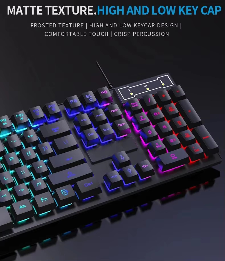 RGB Wired Mechanical Keyboard  - Gaming Keyboard Budget avaliação e preço