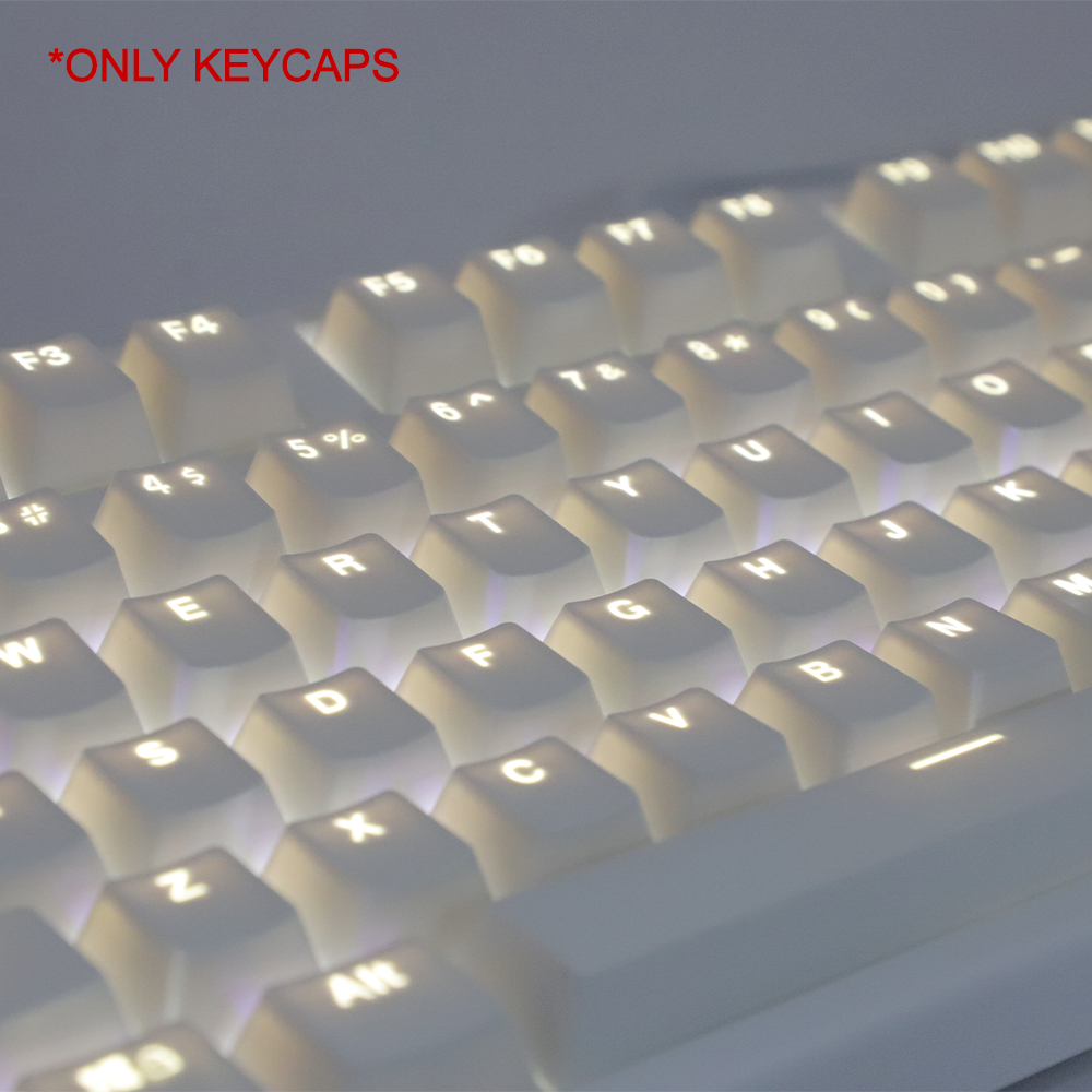 108 Keys White Keycaps ABS OEM - Gaming Keyboard Corsair avaliação e preço