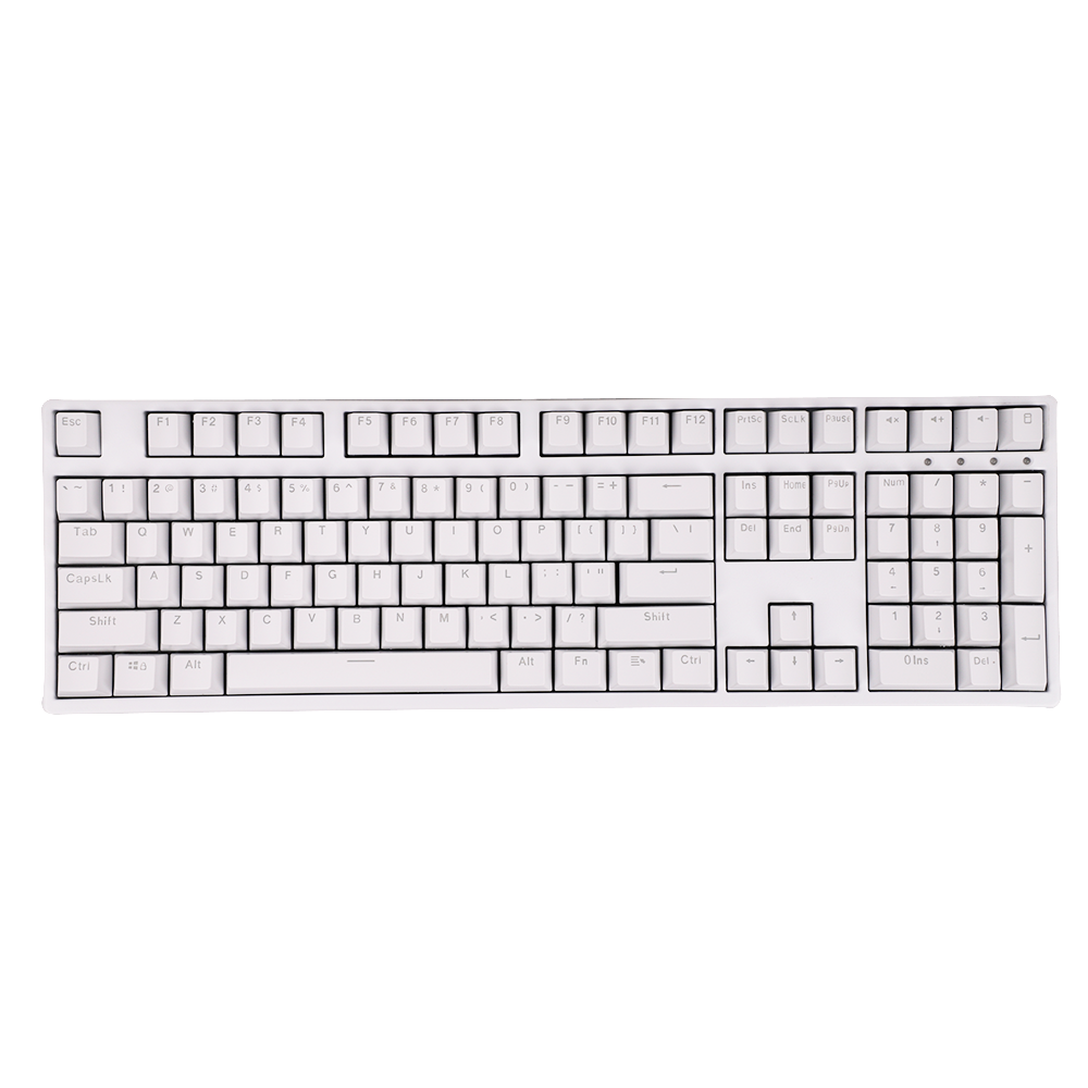 108 Keys White Keycaps ABS OEM - Gaming Keyboard Corsair avaliação e preço