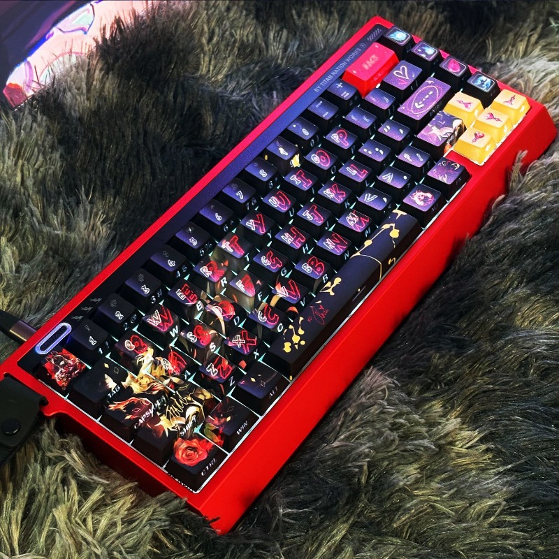 Faker Hall of Fame Ahri themed - Gaming Keyboard Hall Effect avaliação e preço