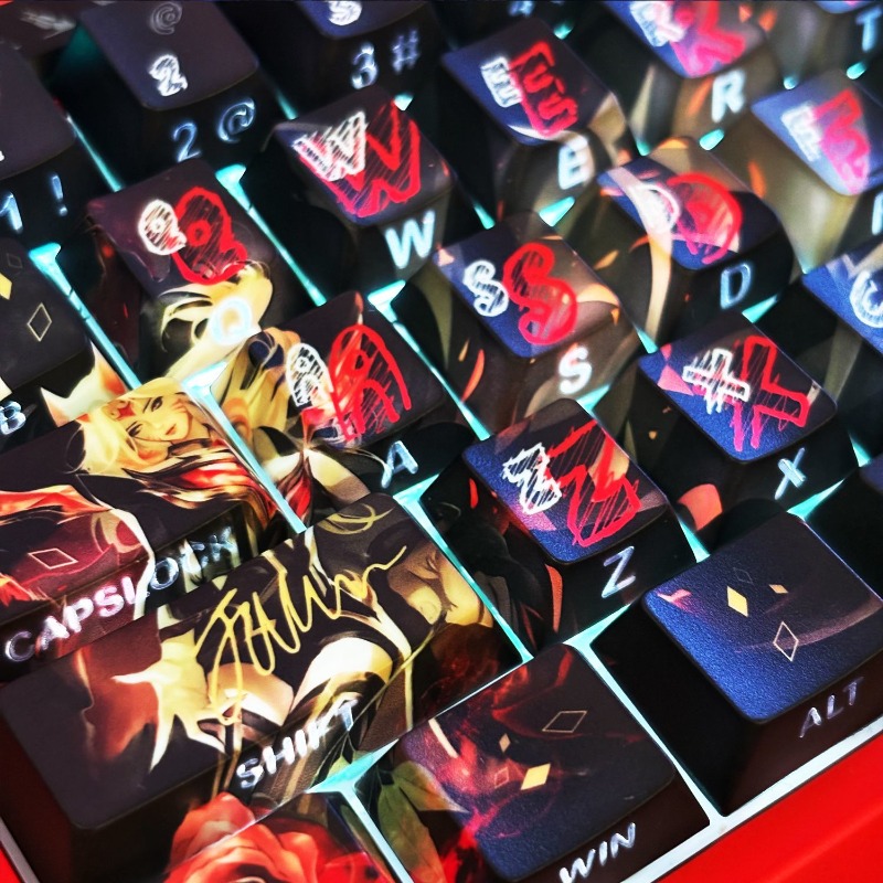 Faker Hall of Fame Ahri themed - Gaming Keyboard Hall Effect avaliação e preço