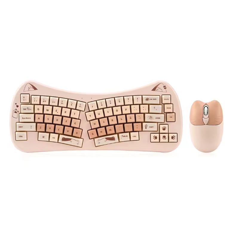 68 Key Cat Ear Mechanical Keyb - Gaming Keyboard Mechanical Wireless avaliação e preço