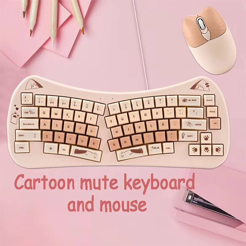 68 Key Cat Ear Mechanical Keyb - Gaming Keyboard Mechanical Wireless avaliação e preço