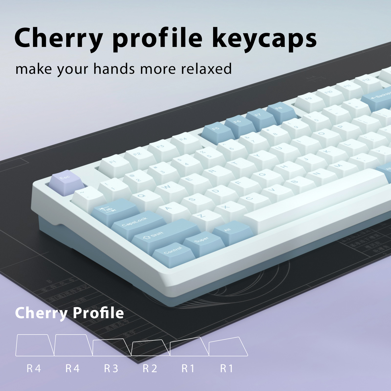 KBDiy GMK Illusion Keycap Cher - Gaming Keyboard Number Pad avaliação e preço