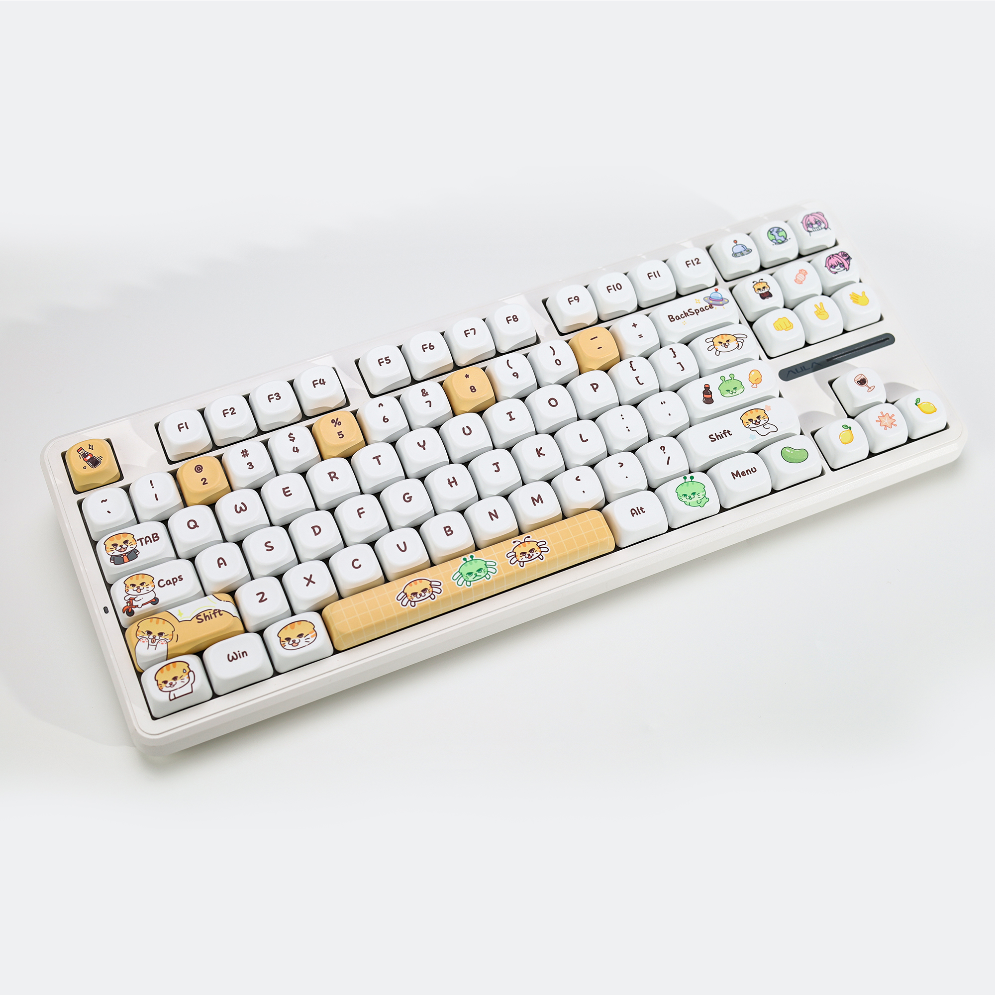KBDiy Cute Bad Cat Theme Keyca - Gaming Keyboard Number Pad avaliação e preço