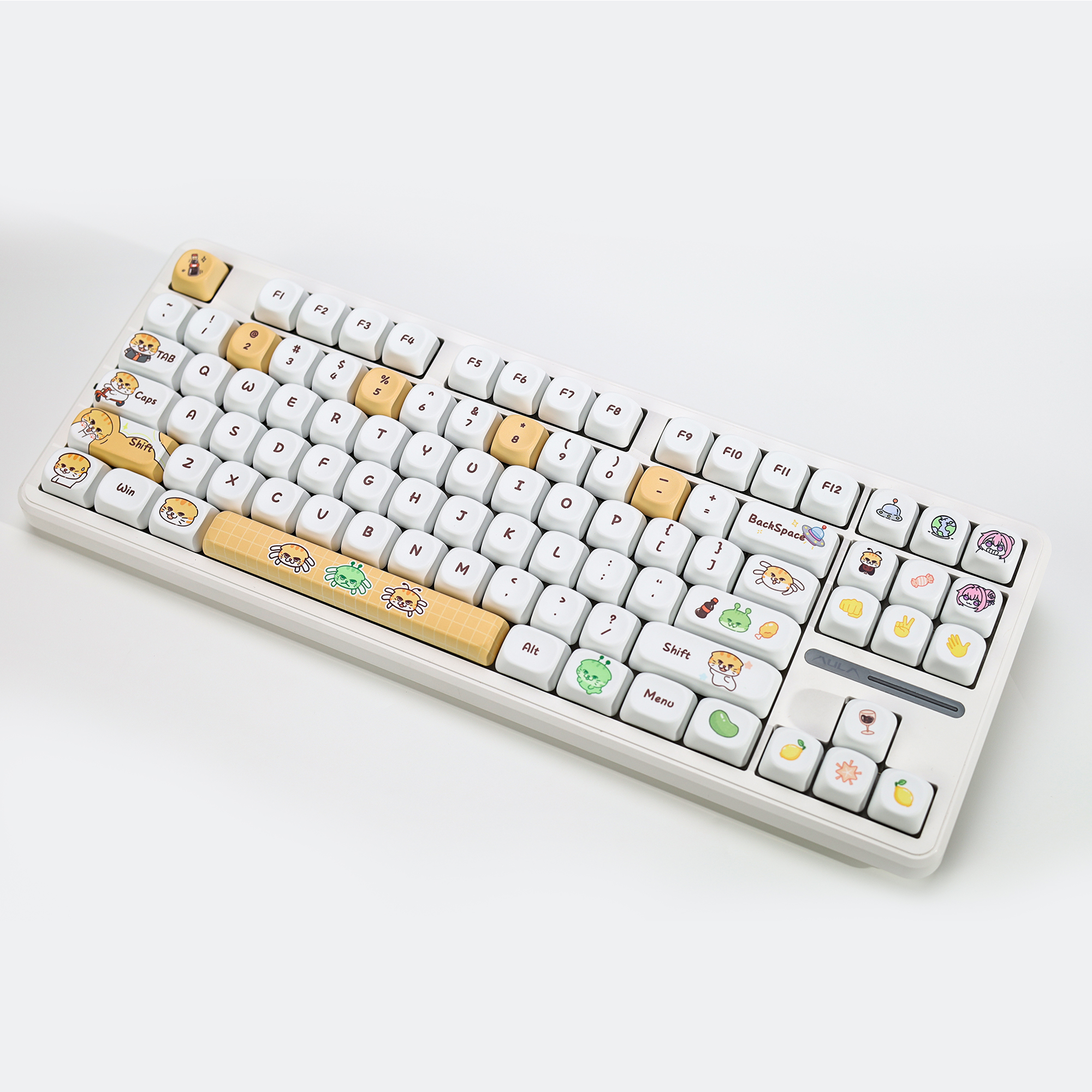 KBDiy Cute Bad Cat Theme Keyca - Gaming Keyboard Number Pad avaliação e preço