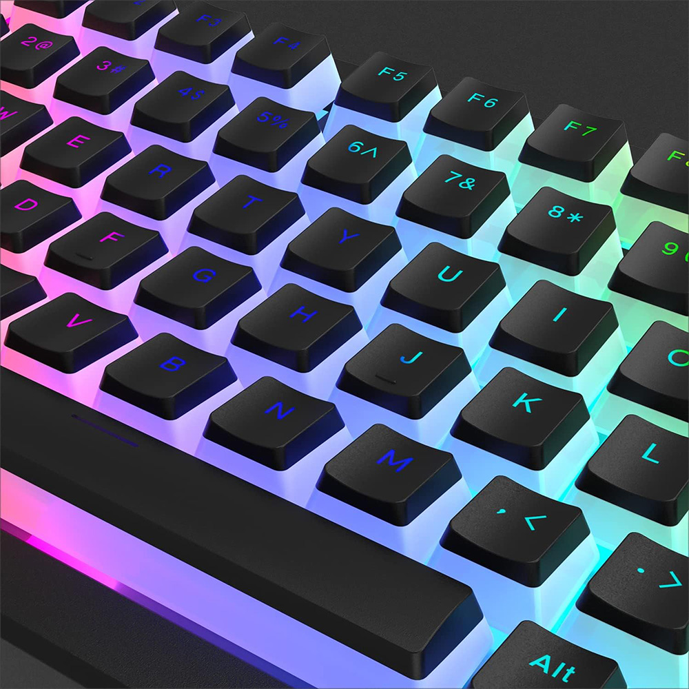 129 Keys Pudding Keycaps PBT D - Gaming Keyboard No Rgb avaliação e preço