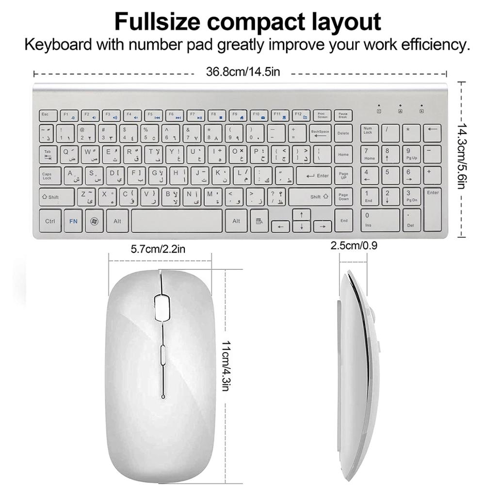 Arabic Enghish Character Slim  - Gaming Keyboard Mobile avaliação e preço