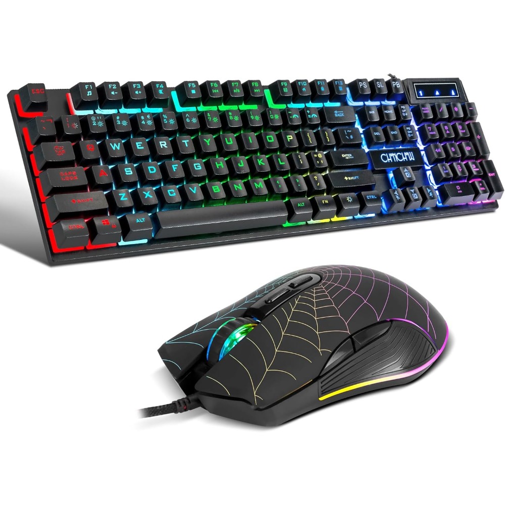 RGB LED Backlit Gaming Keyboar - Gaming Keyboard And Mouse For Xbox avaliação e preço