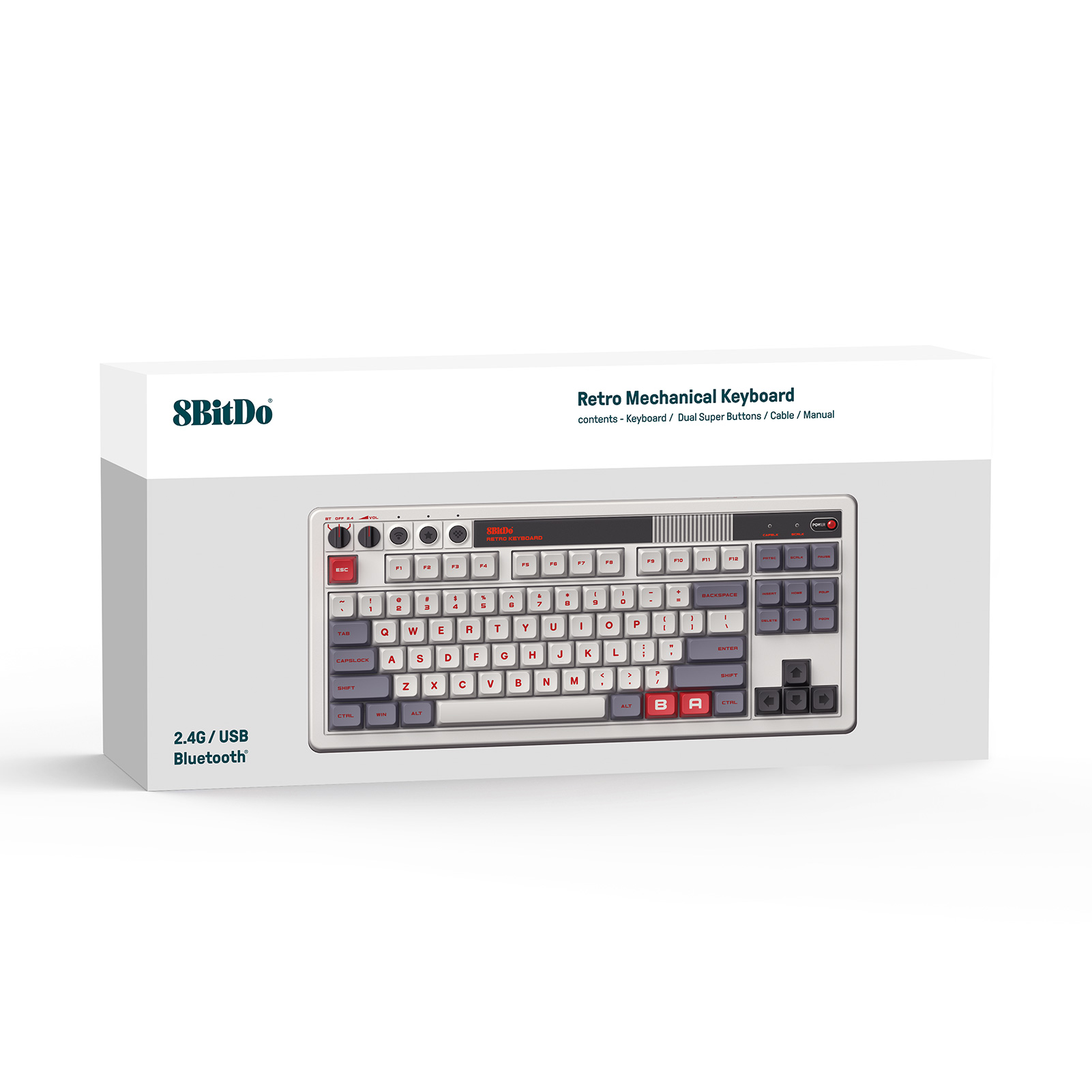 8Bitdo Retro Mechanical Keyboa - Gaming Keyboard Bluetooth avaliação e preço