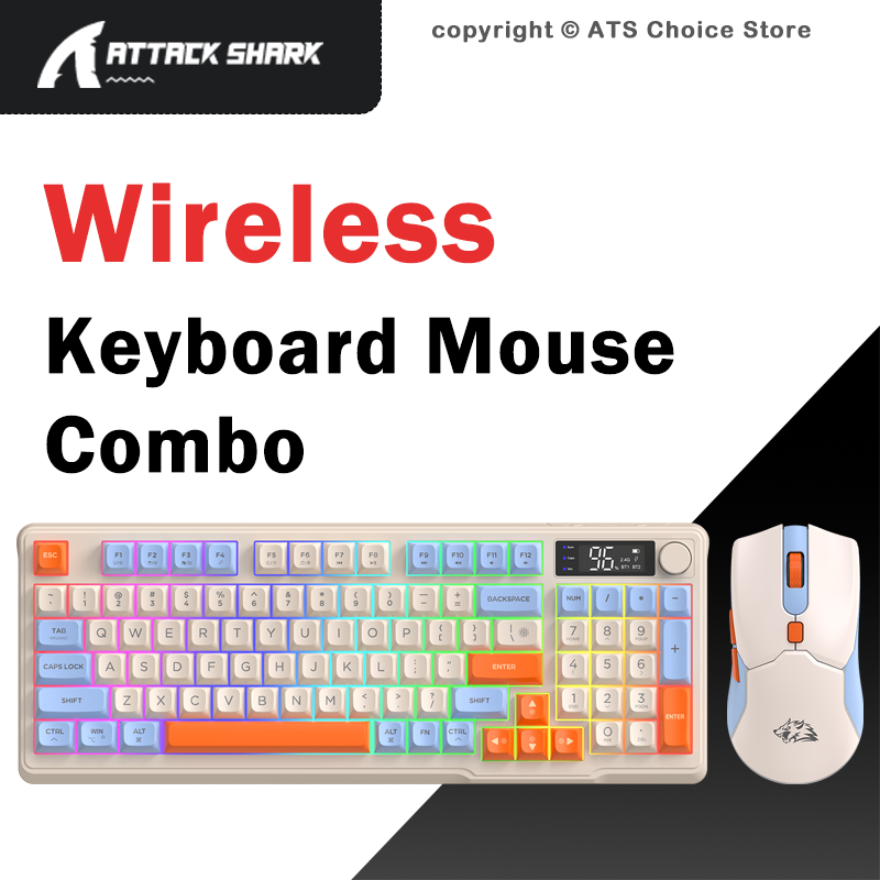 FREEWOLF T96 Wireless Keyboard - Gaming Keyboard Mouse Set avaliação e preço