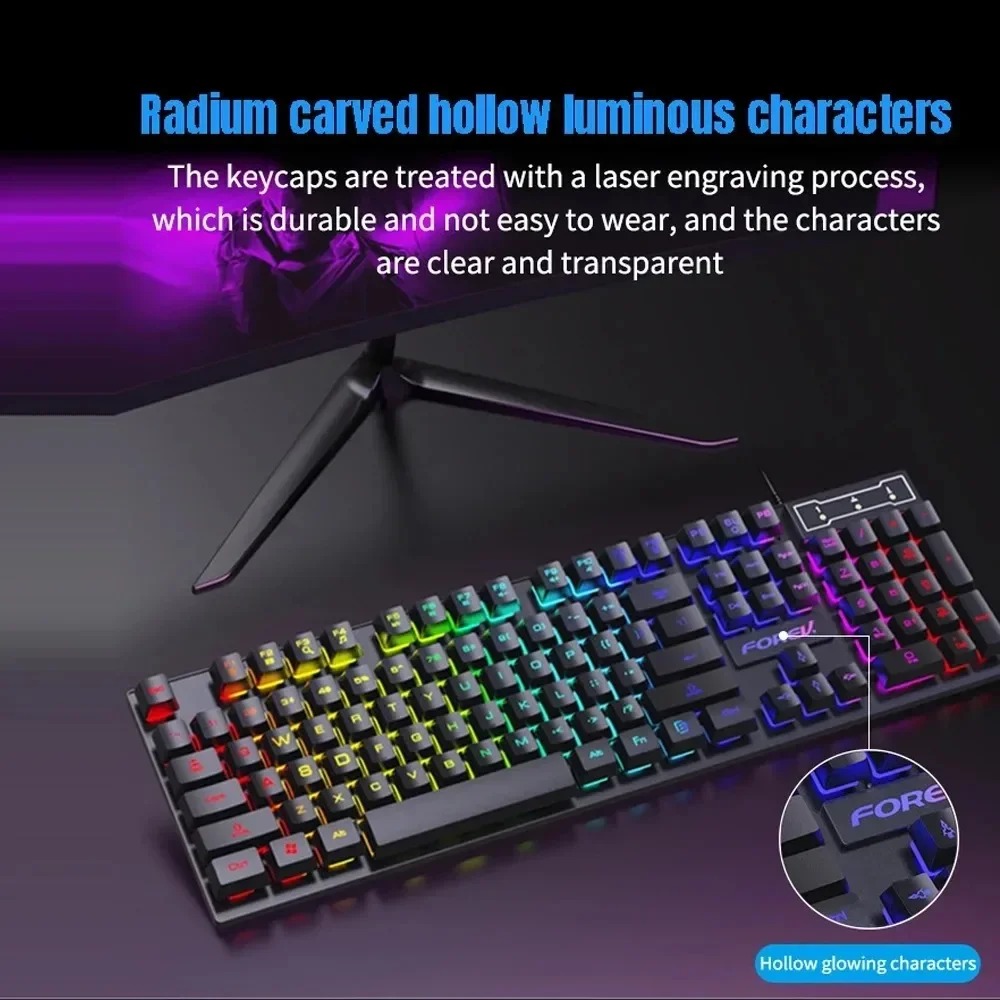 Kebidumei 104 key Backlit Mech - Gaming Keyboard Budget avaliação e preço