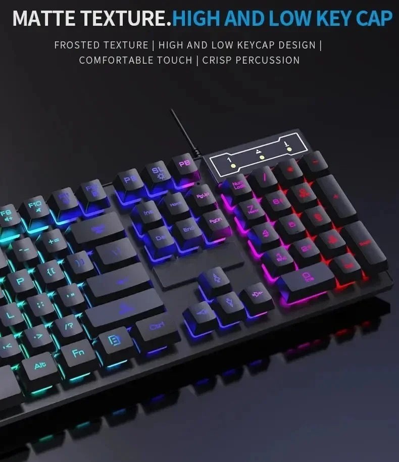 Kebidumei 104 key Backlit Mech - Gaming Keyboard Budget avaliação e preço