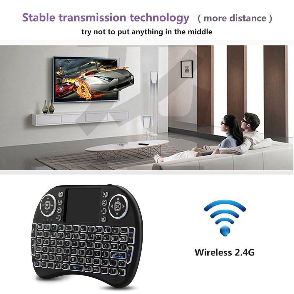 Backlit Mini Wireless Keyboard - Gaming Keyboard Mobile avaliação e preço