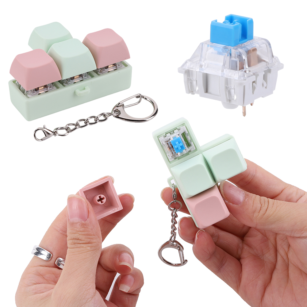 4 Keys Keyboard Keycaps Fidget - Gaming Keyboard Mechanical avaliação e preço