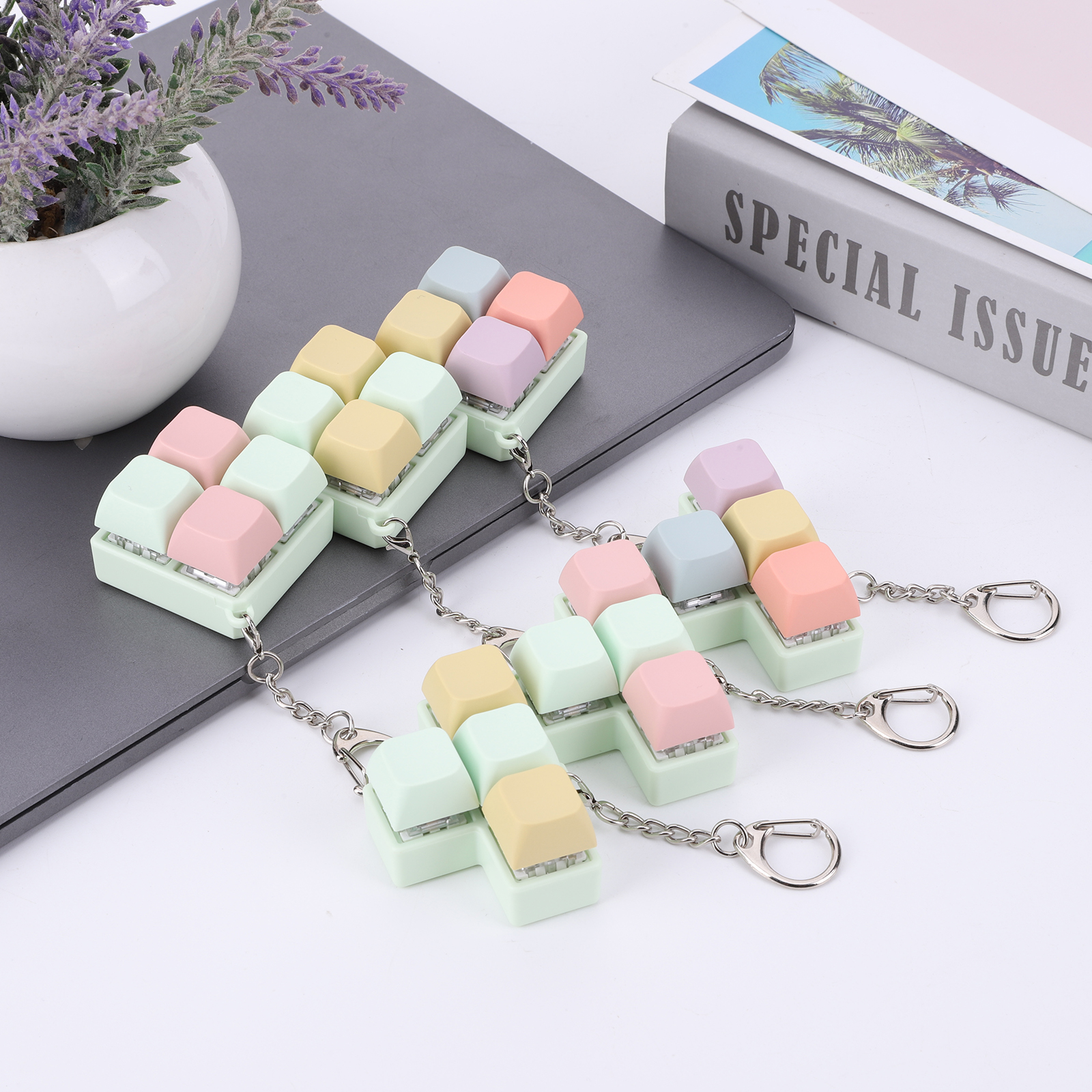 4 Keys Keyboard Keycaps Fidget - Gaming Keyboard Mechanical avaliação e preço