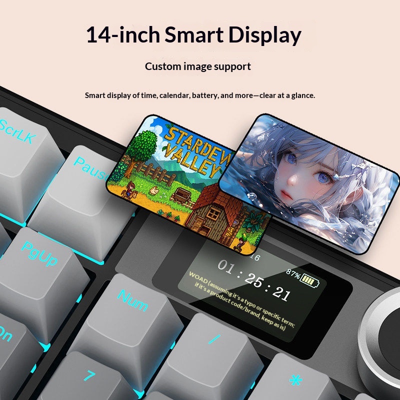 AULA F108PRO Tri Mode Mechanic - Gaming Keyboard Not Typing avaliação e preço