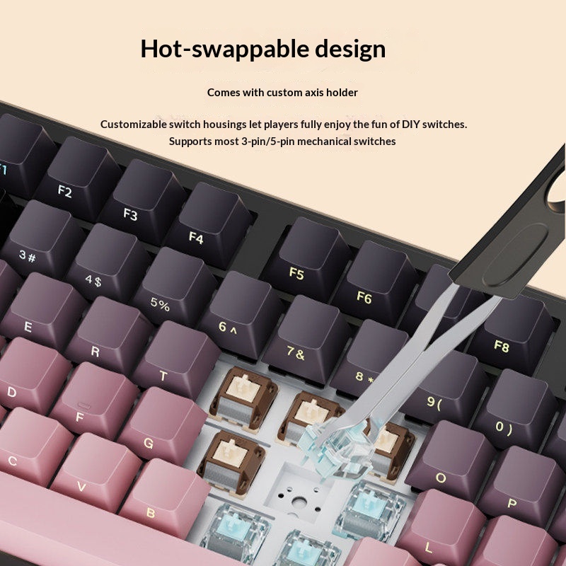 AULA F108PRO Tri Mode Mechanic - Gaming Keyboard Not Typing avaliação e preço