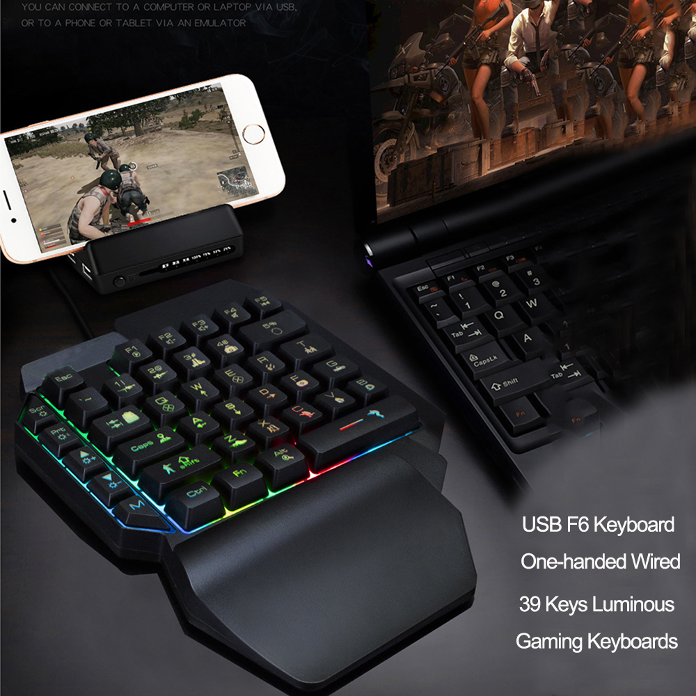 Single Handed Gamer keyboard M - Gaming Keyboard Budget avaliação e preço