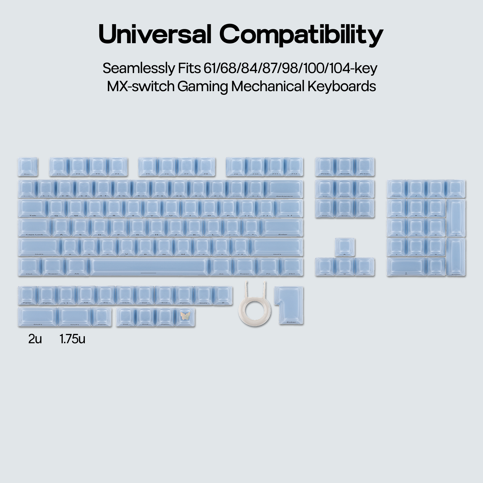 EPOMAKER Lusterfly Jelly Keyca - Gaming Keyboard Mechanical Wireless avaliação e preço