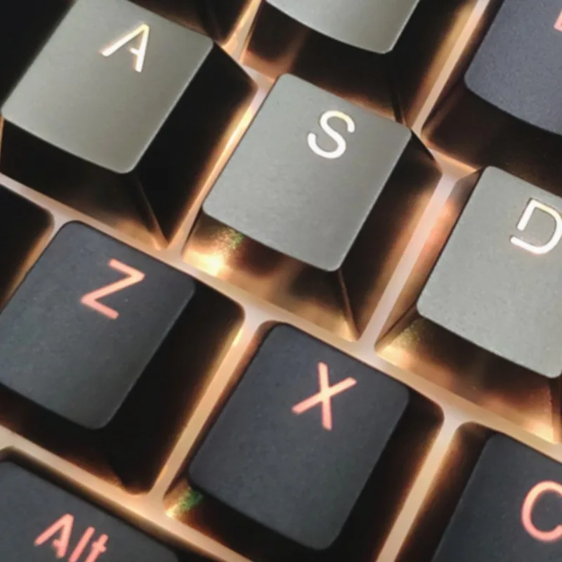 Metal Keycaps Matte Texture Tr - Keyboard Gaming Transparent avaliação e preço