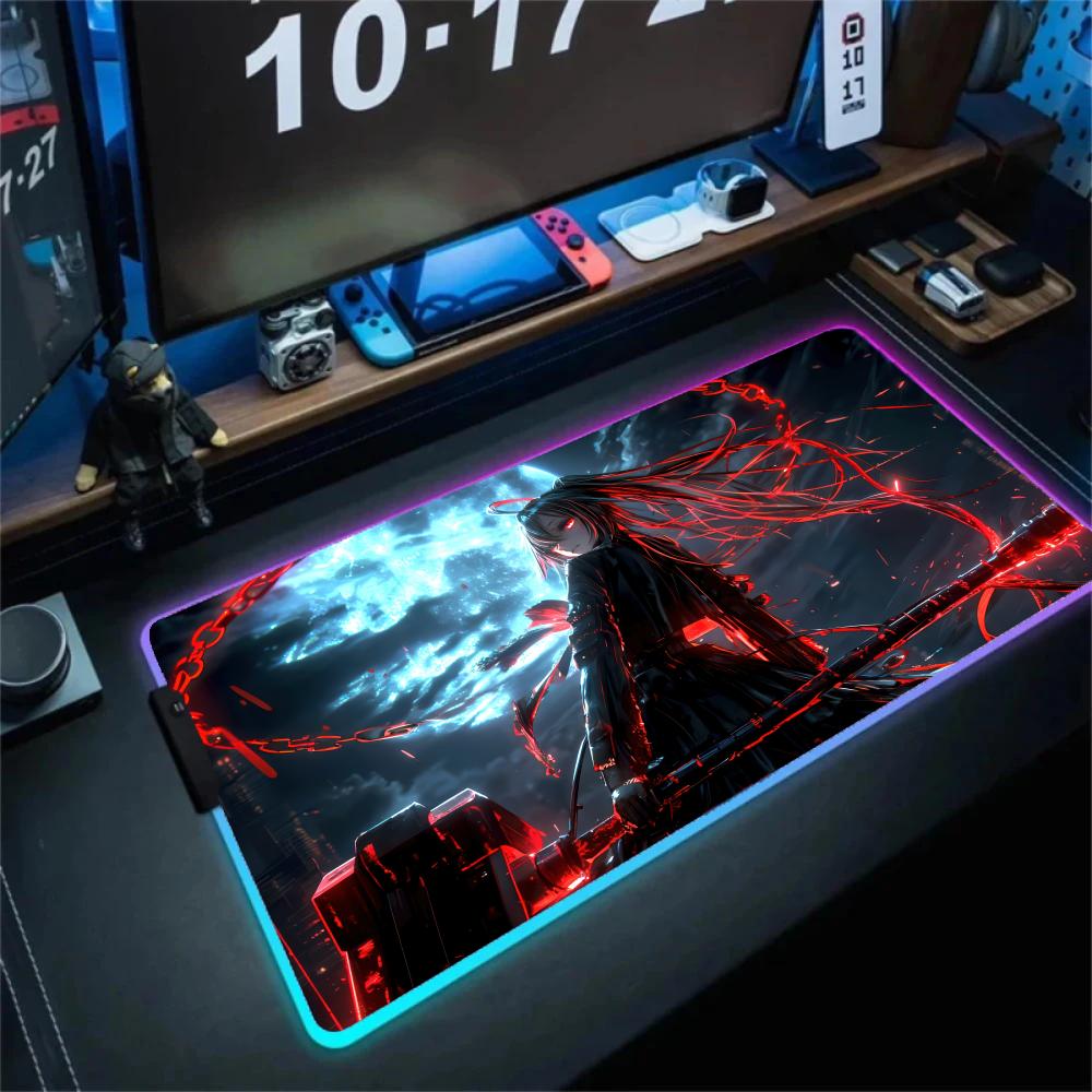 Japan Samurai Girl Mouse Pad L - Gaming Keyboard No Rgb avaliação e preço