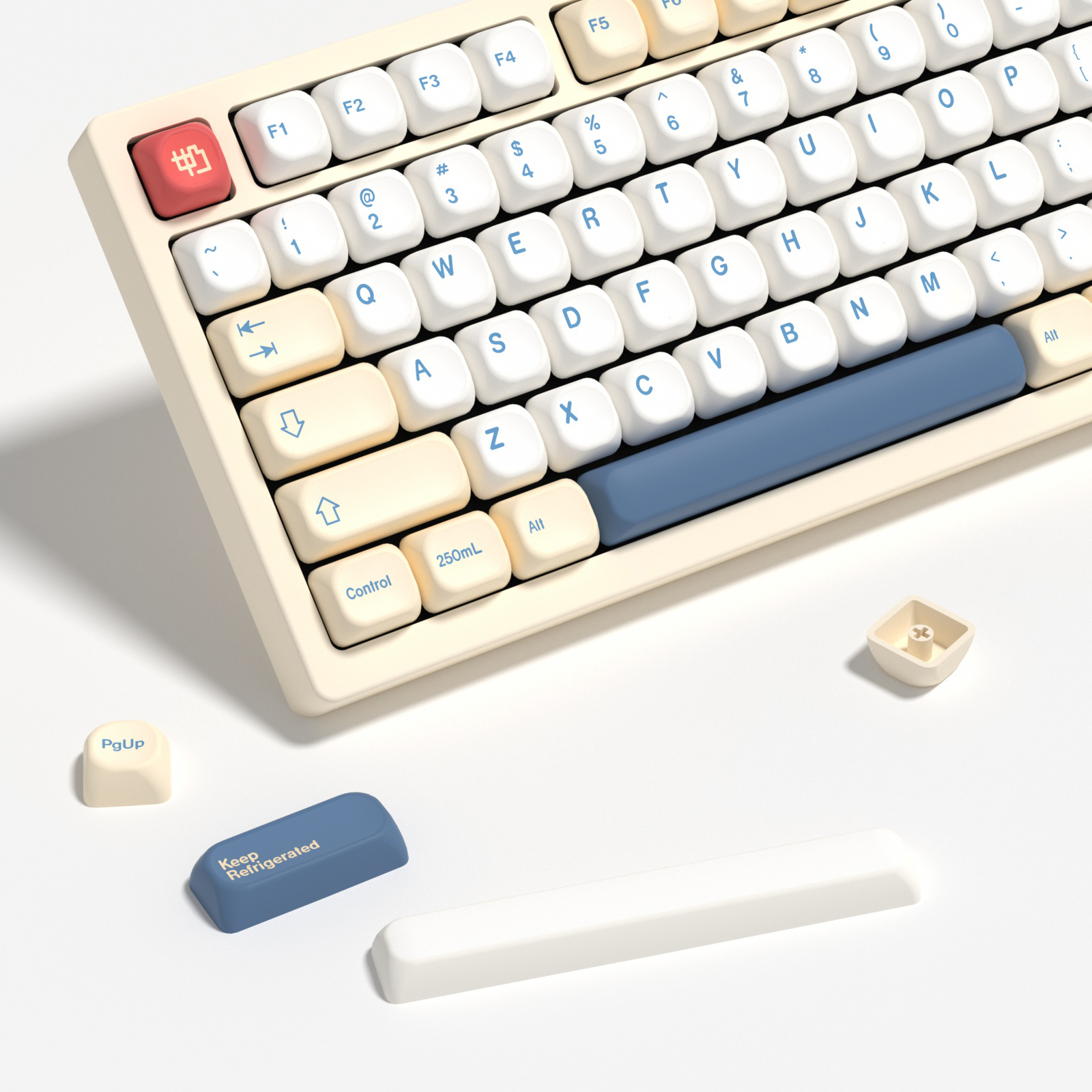 KBDiy GMK Soymilk Keycaps Retr - Gaming Keyboard Number Pad avaliação e preço