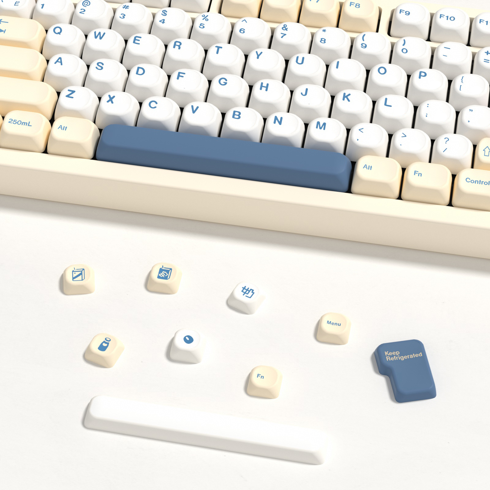 KBDiy GMK Soymilk Keycaps Retr - Gaming Keyboard Number Pad avaliação e preço