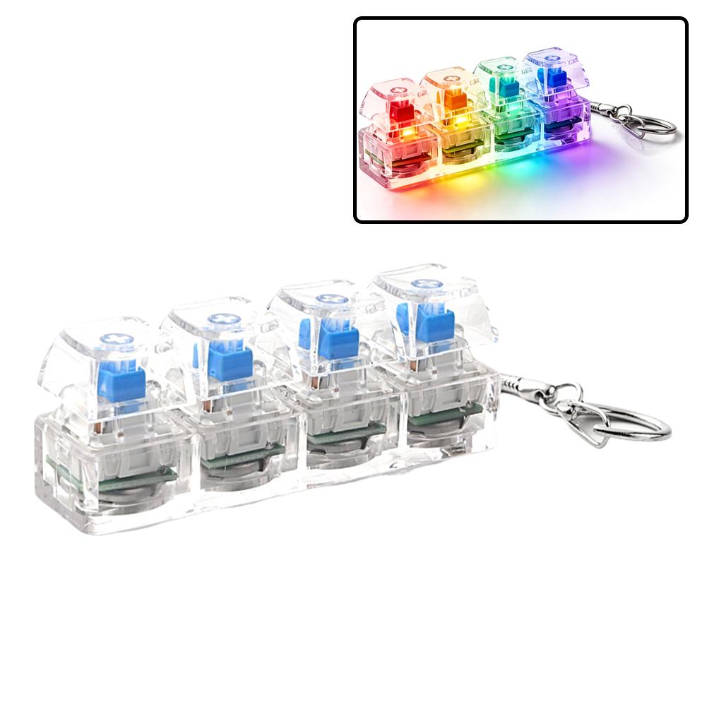 LED Light Up Fidget Keychain,  - Mechanical Switch Tester avaliação e preço